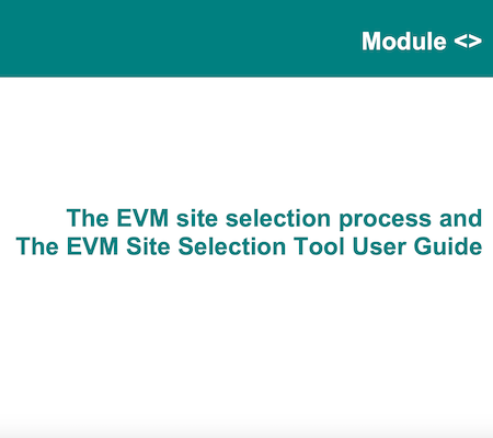 The Evm Site Selection Process And The Evm Site Selection Tool User Guide